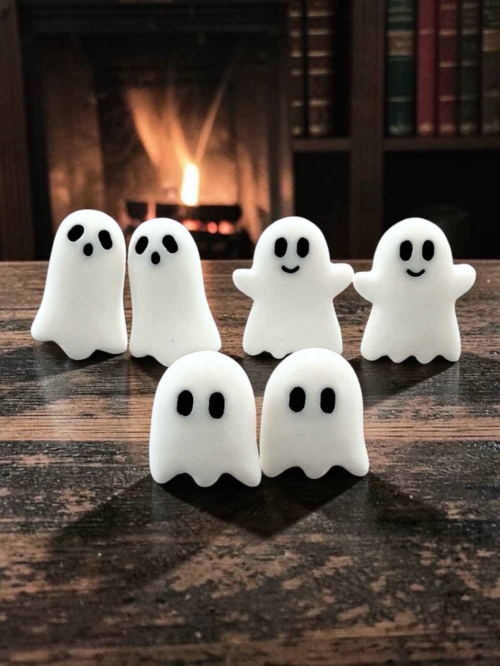 🆕 Ghost Stud Earring 3 Pairs